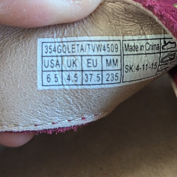 Vionic Women's Cloud Goleta Mary Jane Comfort Supportive Flats Dark Red 6.5 - Picture 5 of 8